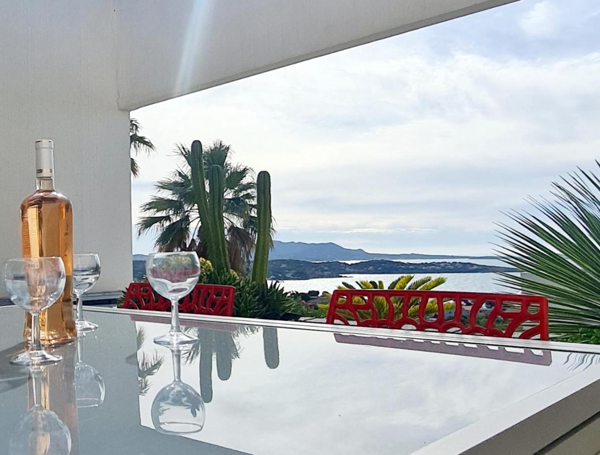 Magnifique Appartement Vue Mer - Grande Terrasse Et Piscine Bandol Exterior foto
